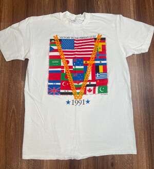 Vintage 1991 Victory in the Persian Gulf T-Shirt Stedman Super Hi-Cru